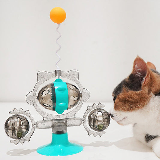 Pet Pinwheel Sucker Leaky Ball Toys - Petz Fun