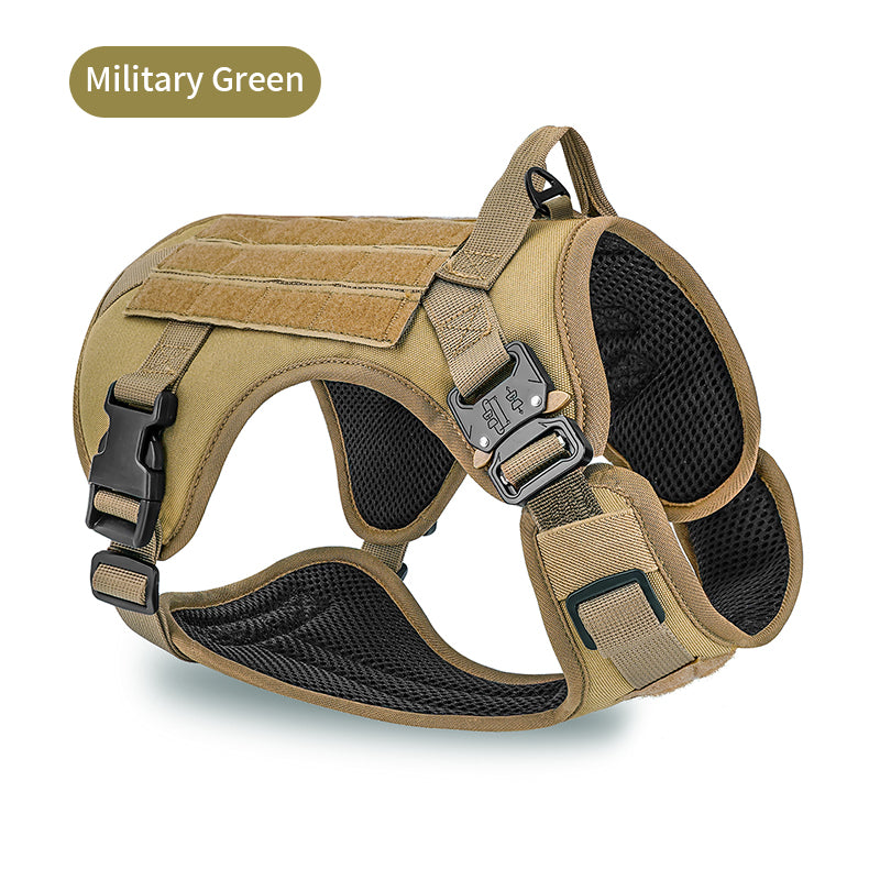 Tactical Camouflage Close Traction Harness - Petz Fun