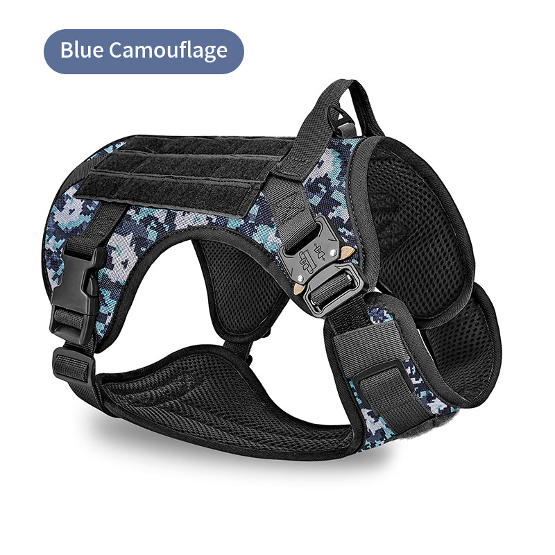 Tactical Camouflage Close Traction Harness - Petz Fun